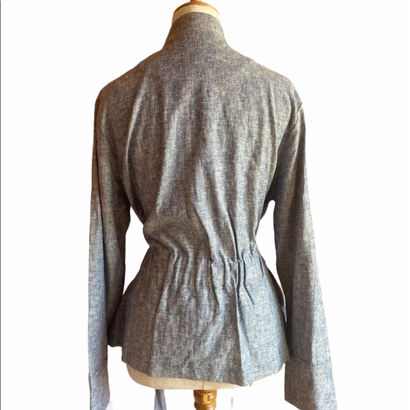 Calvin Klein Linen Zip Jacket NWT - Picture 6 of 9